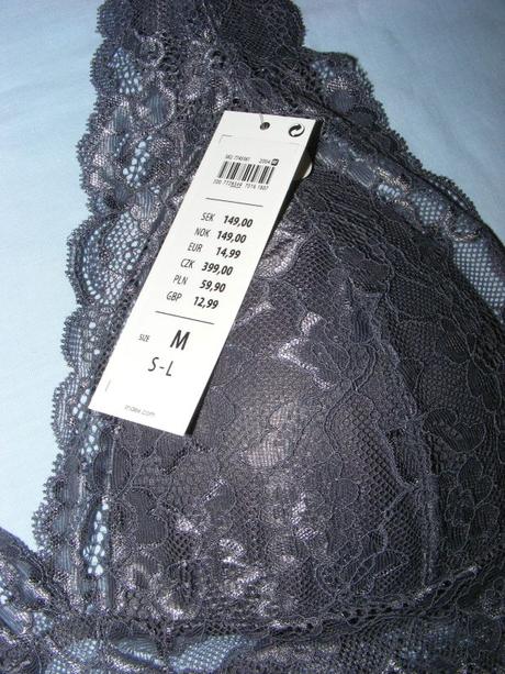 Čipkovaná podprsenka - braletka zn. lindex, lindex,m