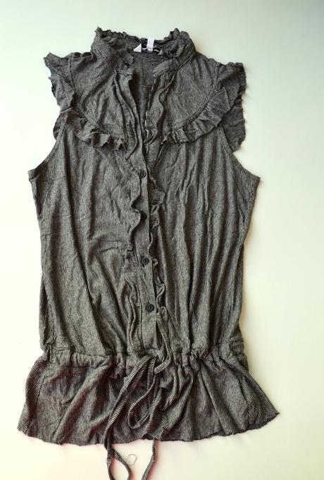 Tričko s volánikom, new look,s