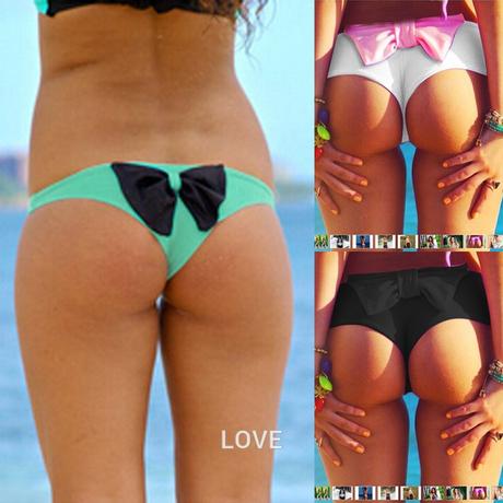 Brazilske biele bikiny s ruzovou maslou vel.s, s