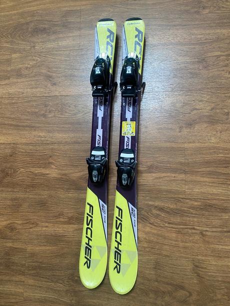 Lyže fischer + lyžiarky nordica, fischer,90-99 cm