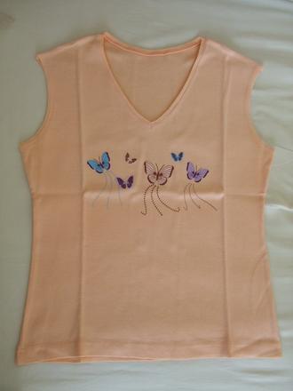 Tričko s motýlikmi, m