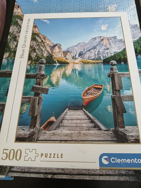 Puzzle 500 - jazero a hory, 