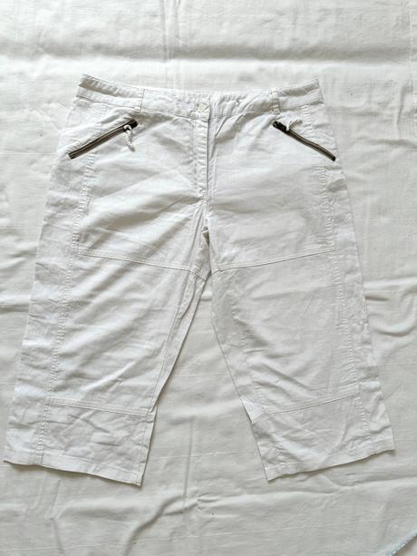 Ľanové 3/4 nohavice, xl