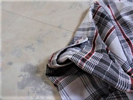 Športová kockovaná košeľa, xl