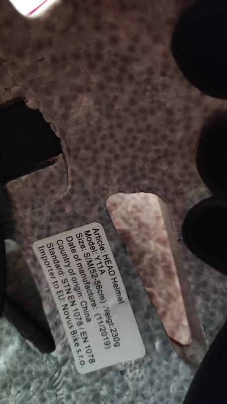 Prilba detská head, s