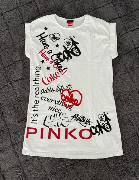 Dlhé tričko pinko coca-cola, pinko,m