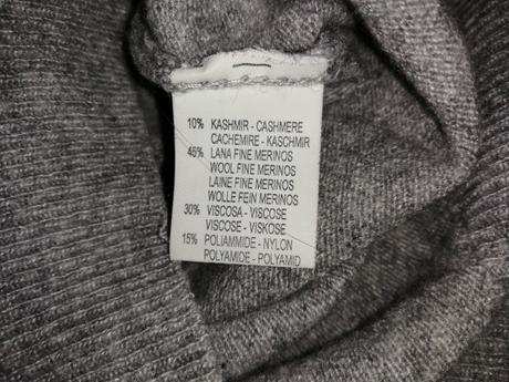 Kvalitný pulovrík mačičky s kašmírom, bellissima,140