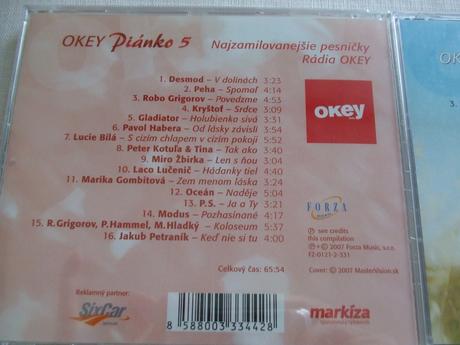 Cd výberovky - originál,