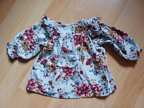 2x krasna kvetovana tunika/top, tu,68