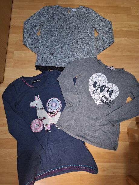 Tričko s lamou 146/152, desigual,146