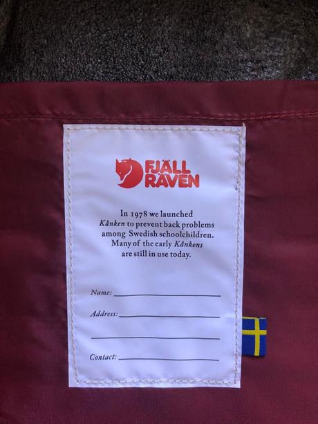 Batoh fjällräven kanken vínovo-červený vzorovaný, fjällräven