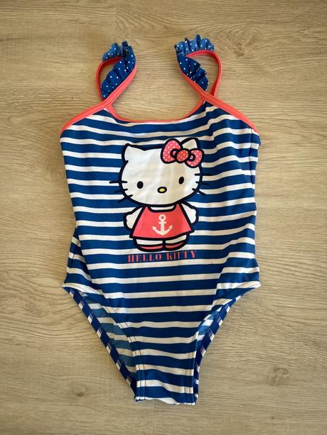 Dievcenske plavky hello kitty vel. 116, disney,116