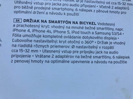 Tchibo - držiak na smartfón na bicykel, 