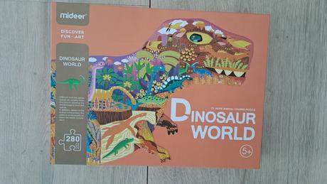 Mideer puzzle svet dinosaurov 280 dielov, 