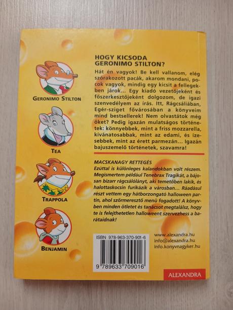 Geronimo stilton macskanagy rettegés,