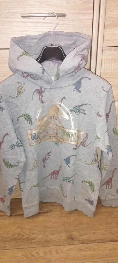 Mikina s dinosaurami 134/140, h&m,134