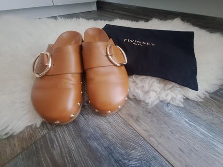 Slapky twinset celokožene kvalitne, 37