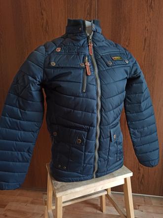 Panska zimna bunda tmavomodra, geographical norway, s