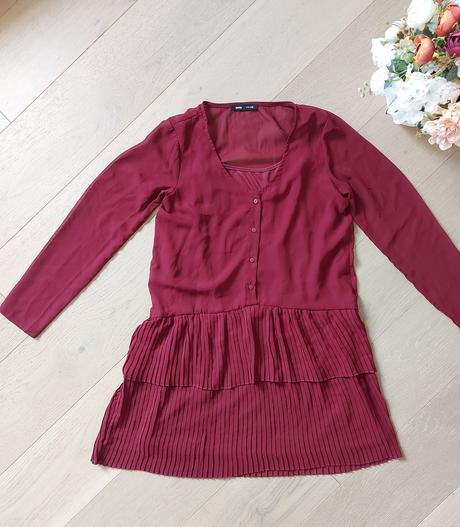 Večerné šaty so skladanou sukňou- top stav, sinsay,xs