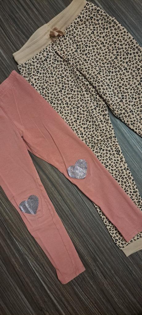 2x tepláky, h&m,122