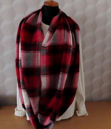 Orsay šál - tuba, kockovaný, orsay