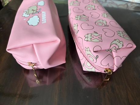 Pusheen ružové kozmetické tašky, sinsay