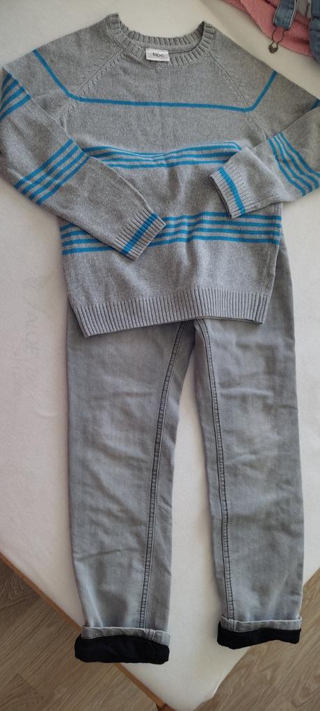 Pletený pulóver, bonprix,146