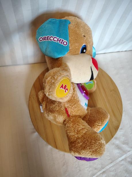 Interaktívny taliansky psík, fisher-price, 36 cm,