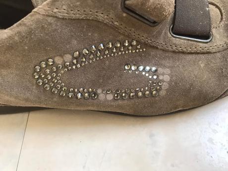 Kožené semišové tenisky, 39