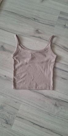 Rebrovaný crop top, sinsay,s