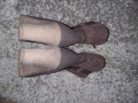 Kotnikove čižmy zateplené darujem., norn,36