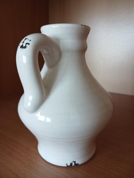 Keramický bucľatý vintage džbánik 13 cm, 