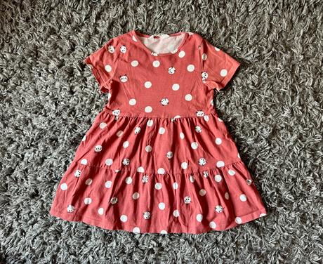 Šaty s mačičkami, h&m,122