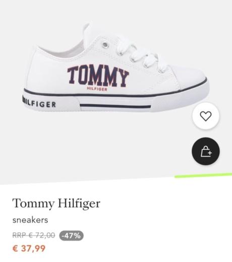 Biele tenisky th, tommy hilfiger,32