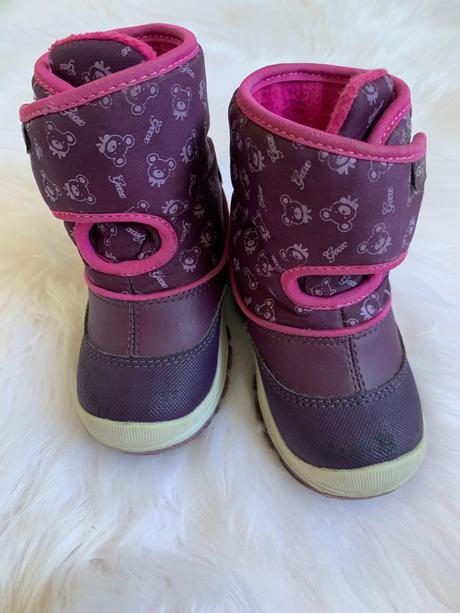 Geox amphibox purple zimné čižmy 21, geox,21