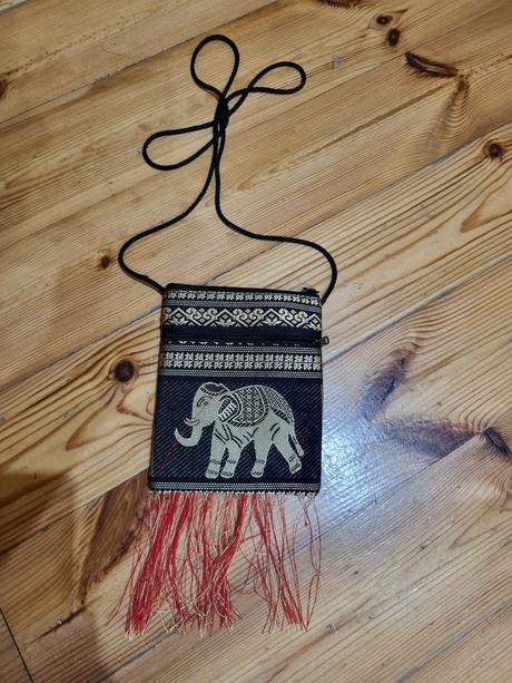 Látková taštička india top stav,