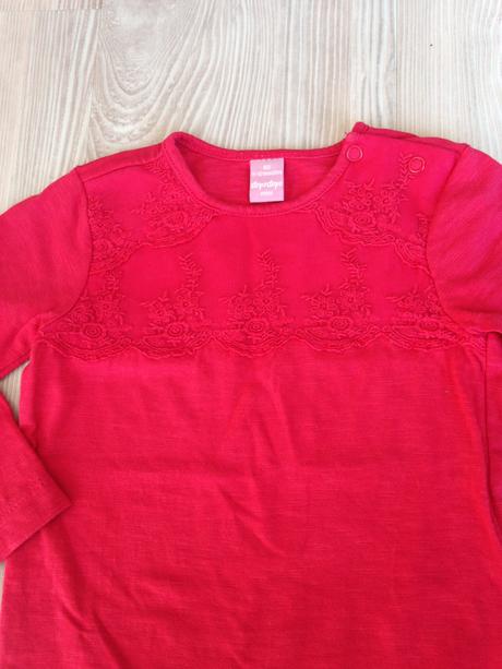 Tričko s čipkou, takko,80