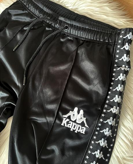 Dámske čierne tepláky/tepláky kappa, kappa,m