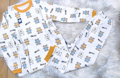 Detské bavlnené pyžamo s medvedikom, 80 - 164