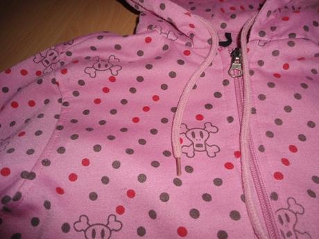 Ruzova dievcenska mikina, 134