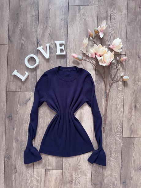 Tmavomodrý svetrík, zara,s