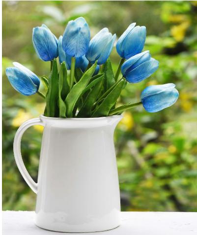 Modré tulipány 5ks,