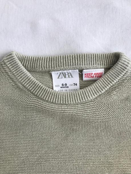 Sverlozeleny sveter zara, zara,74