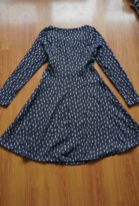 Šaty s dlhým rukávom cream, m