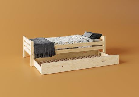 Drevená detská posteľ,16 veľkostí, šírka (cm): 80,dĺžka (cm): 200