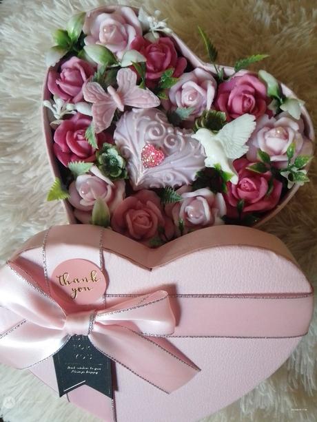 Box mydlových ružičiek, 