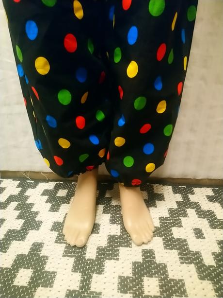 3-dielny kostým klaun-šašo, konfetti, m-xl,