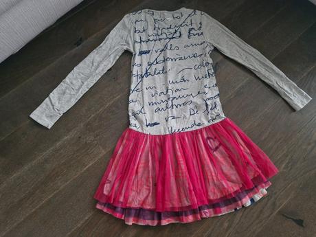 Krasne saty desigual s vrstvenou tylovou suknou, desigual,164