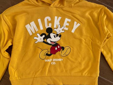 Žltá mikina, h&m,134