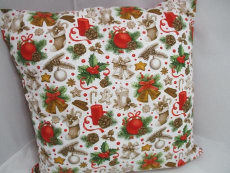 Vianočná obliečka a vrecko v rovnakom dekore,